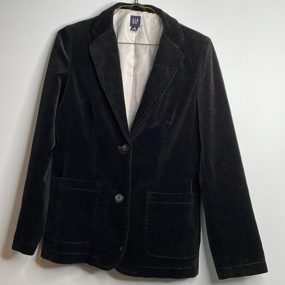 Gap velvet coat